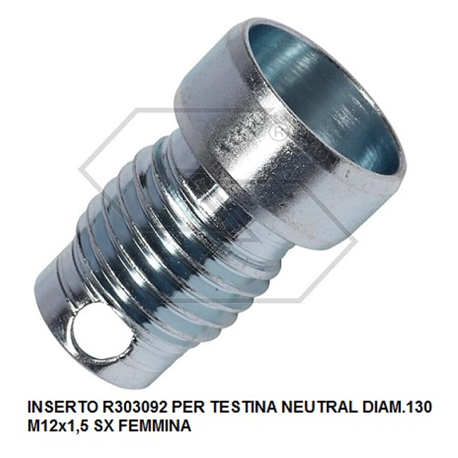 Vendita online Testina batti e vai  diam.130 mm. con inserto
